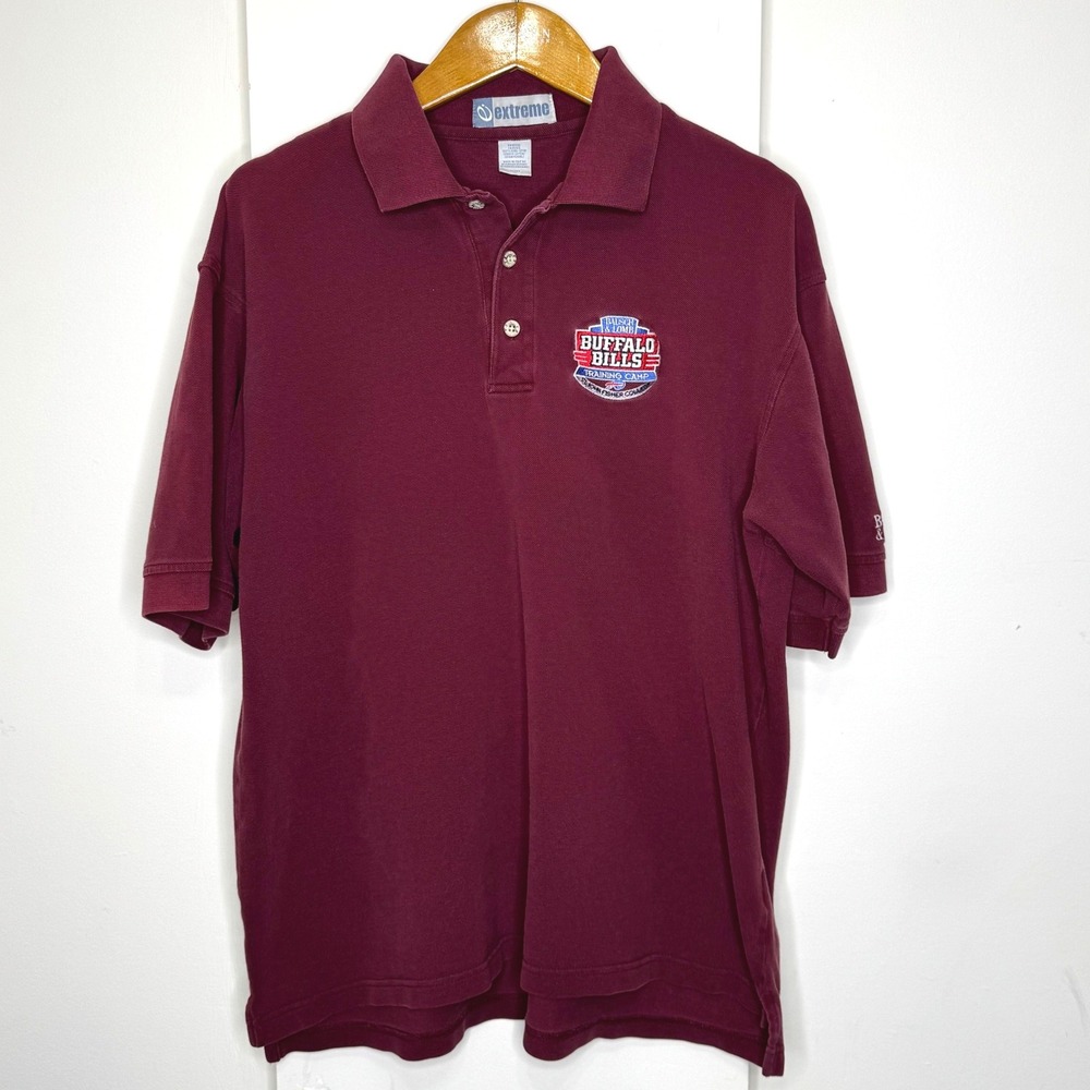 Buffalo Bills Training Camp Bausch & Lomb Polo Shirt XL‎